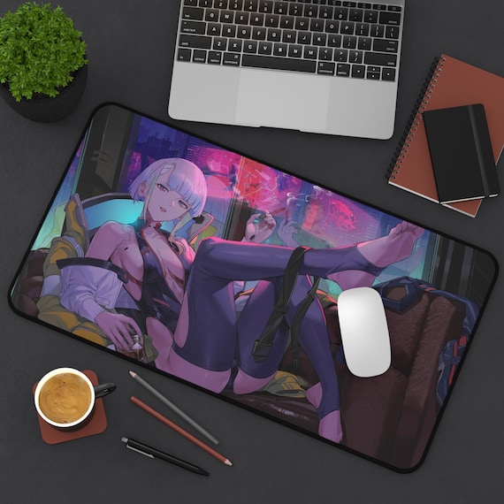 Lucy Desk Mat - cyberpunk - cyberpunk desk mat - edgerunners - edgerunners mousepad - anime mousepad butt - anime mousepad ass