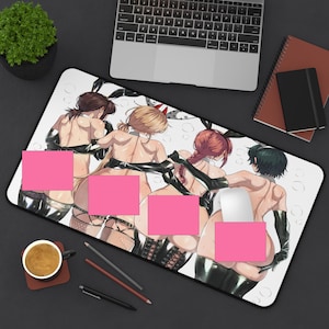 Tappetino da scrivania per ragazze con il sedere di Chainsaw Man - tappetino per mouse Power - tappetino per mouse Makima - tappetino per mouse Chainsaw Man - Chainsaw Man - tappetino per mouse anime