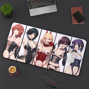 Tappetino da scrivania per ragazze con il sedere di Chainsaw Man - tappetino per mouse Power - tappetino per mouse Makima - tappetino per mouse Chainsaw Man - Chainsaw Man - tappetino per mouse anime