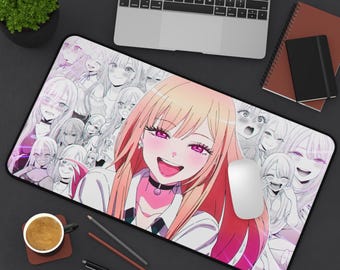 Marin Kitagawa Desk Mat - marin mousepad - marin desk mat - My Dress Up Darling mousepad - My Dress Up Darling - inui sajuna mousepad