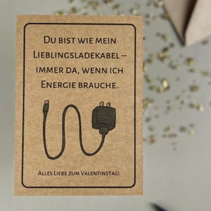 Valentinstagskarte – perfekt als Geschenk für Freund, Freundin, Ehemann, Ehefrau, umweltfreundliche Postkarte aus Recyclingpapier