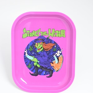 Witch THS Rolling Tray - Unique Rolling Tray - Quality Rolling Tray - Gifts for Smokers - Witch Lover Gifts - Fast US Shipping