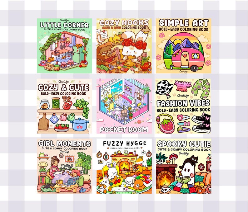 Coloring Book Bundle Coco Wyo - Il 794xN.6601984028 Ron6 