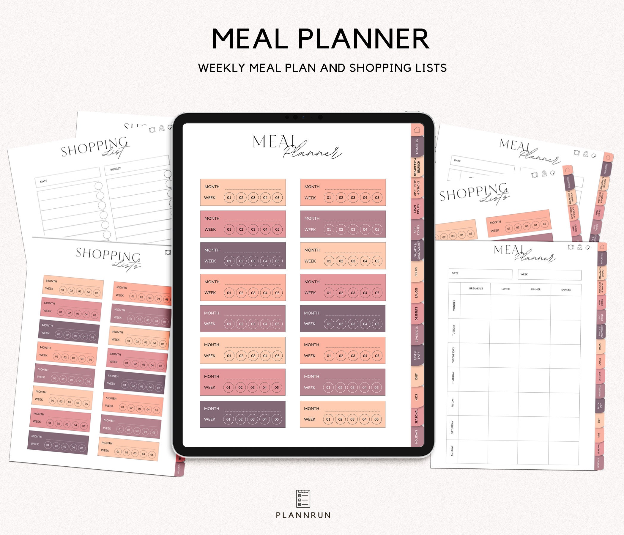 Recipe Book | Meal Planner | Recipe Journal | Digital Cookbook for iPad ...
