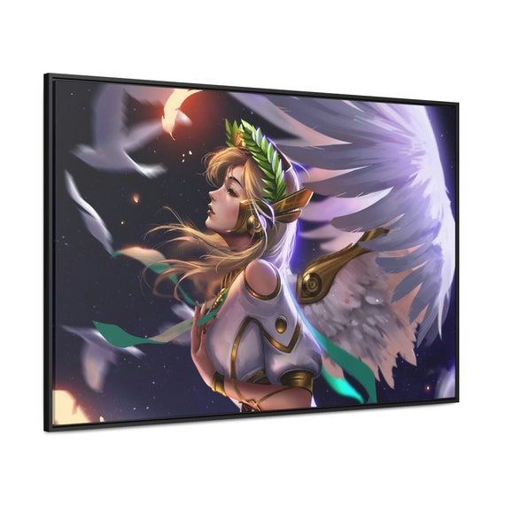 Overwatch Mercy Poster, Canvas - Overwatch 2 / Mercy / Overwatch Poster / Mercy Poster / Video Games / Gaming / Wall Art / Wall Decor