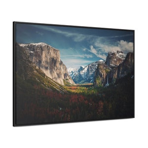 Yosemite National Park Wall Art for Living Room, Mountain Landscape Home Decor, California Decor Gift for Travel Lover, Nature Photography