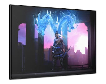 Overwatch Hanzo Poster, Canvas - Overwatch 2 / Hanzo / Overwatch Poster / Hanzo Poster / Video Games / Gaming / Wall Art / Wall Decor