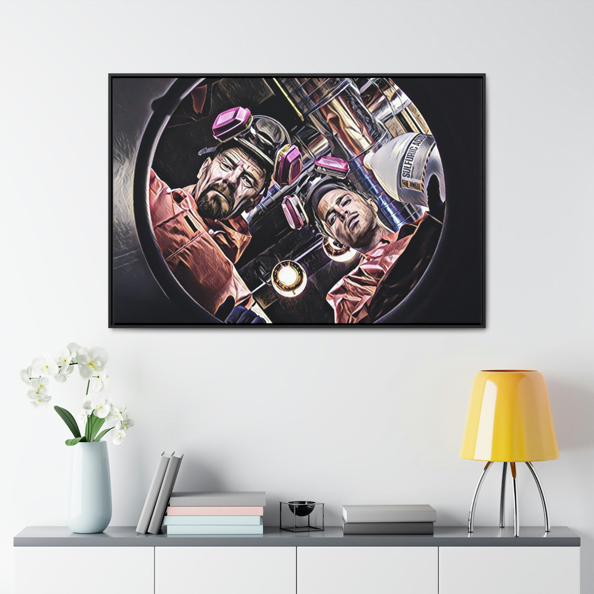 Breaking Bad Poster for Theater Walter White Canvas Wall Art Etsy