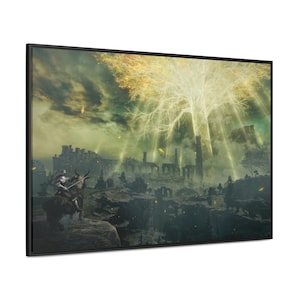 Póster de Elden Ring Arte de Elden Ring Arte de Bloodborne Arte de Sekiro Arte de Dark Souls Arte de Shadow of the Erdtree Decoración de pared de videojuegos Arte de Playstation