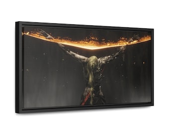 Elden Ring Queen Marika 20x10 Canvas Shadow of the Erdtree Art Elden Ring Art Bloodborne Art Sekiro Art Dark Souls Art Video Game Wall Decor