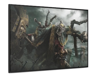 Elden Ring Godrick Poster Shadow of the Erdtree Art Elden Ring Art Bloodborne Art Sekiro Art Dark Souls Art Video Game Wall Art Playstation
