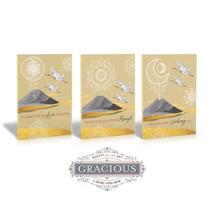 Cartes de voeux – The Gracious Collection : Live, Seek, Through