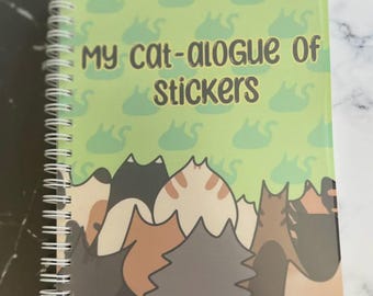 Herbruikbaar My Cat-allogue stickerboek || 50 pagina's ||
