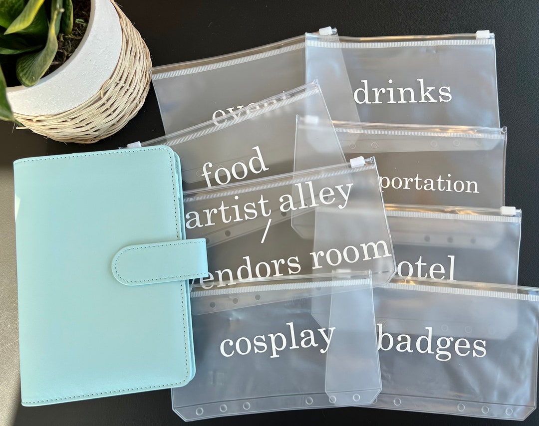 Convention Binder Bundle 8 Envelope Set Binder Binder Bundle A6 Binder ...