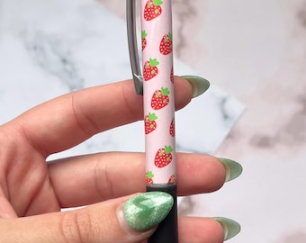 Strawberry Pen || Cute Strawberry || Ballpoint Pen ||