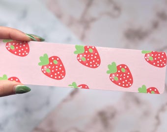 Strawberry Bookmark || Cute Strawberry ||