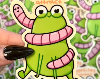 Tegenpolen trekken elkaar aan || Jed en Dusty-sticker || 3"-sticker || Glanzend ||
