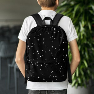 Backpack, Stars School Backpack, School Bag, Back to School, Laptop Backpack, Water-Resistant Bagpack