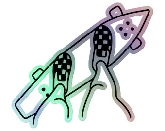 Pegatina holográfica, pegatina holográfica de skate, pegatina para portátil