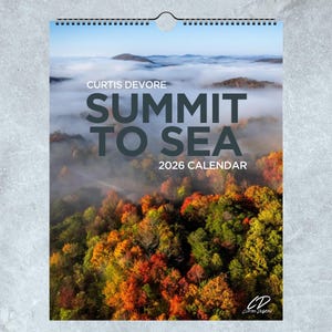 2026 Wall Calendar - Summit to Sea - Scenic Landscape Photography - Photo Calendar by Curtis DeVore