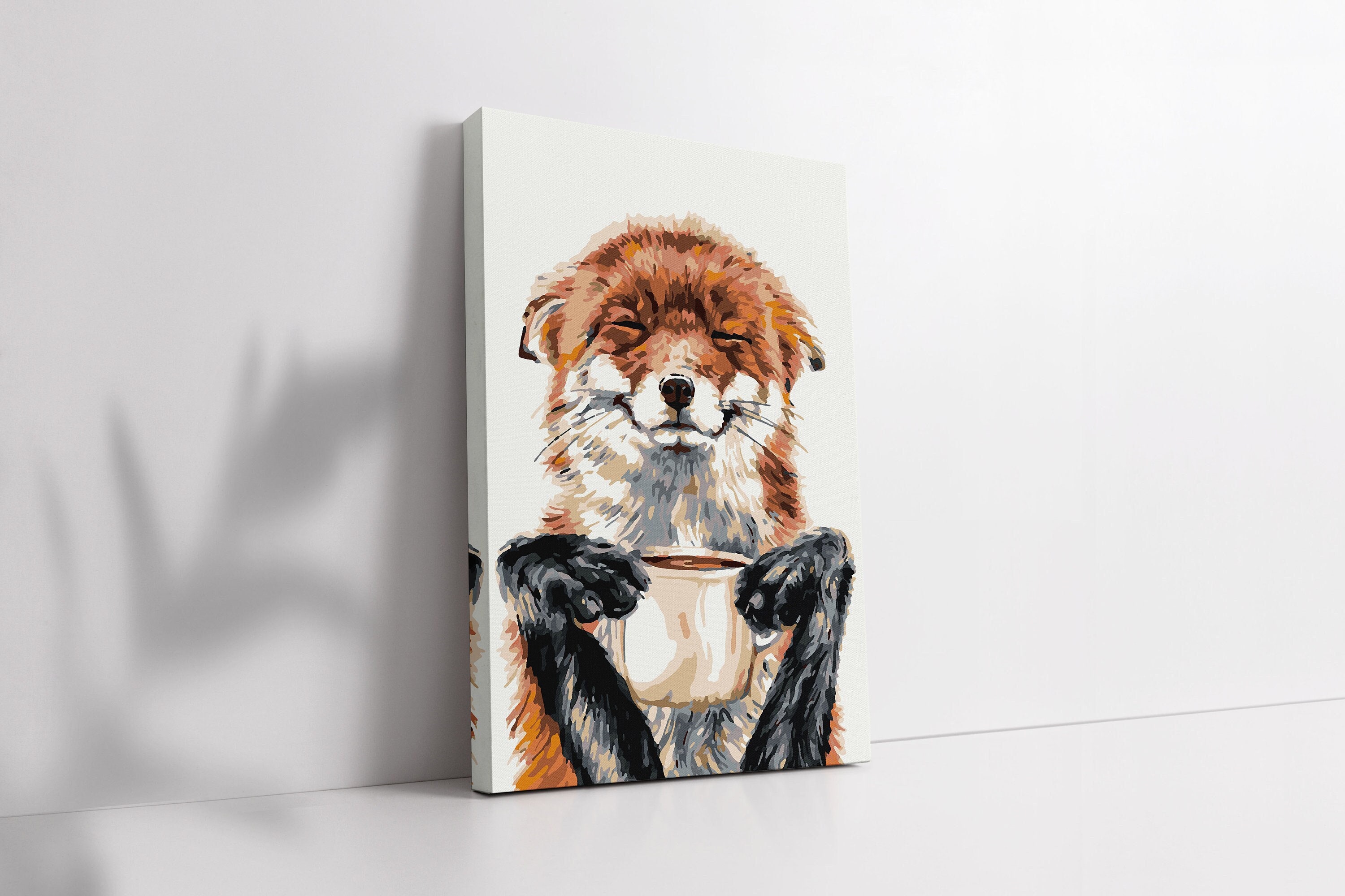 fox and coffee