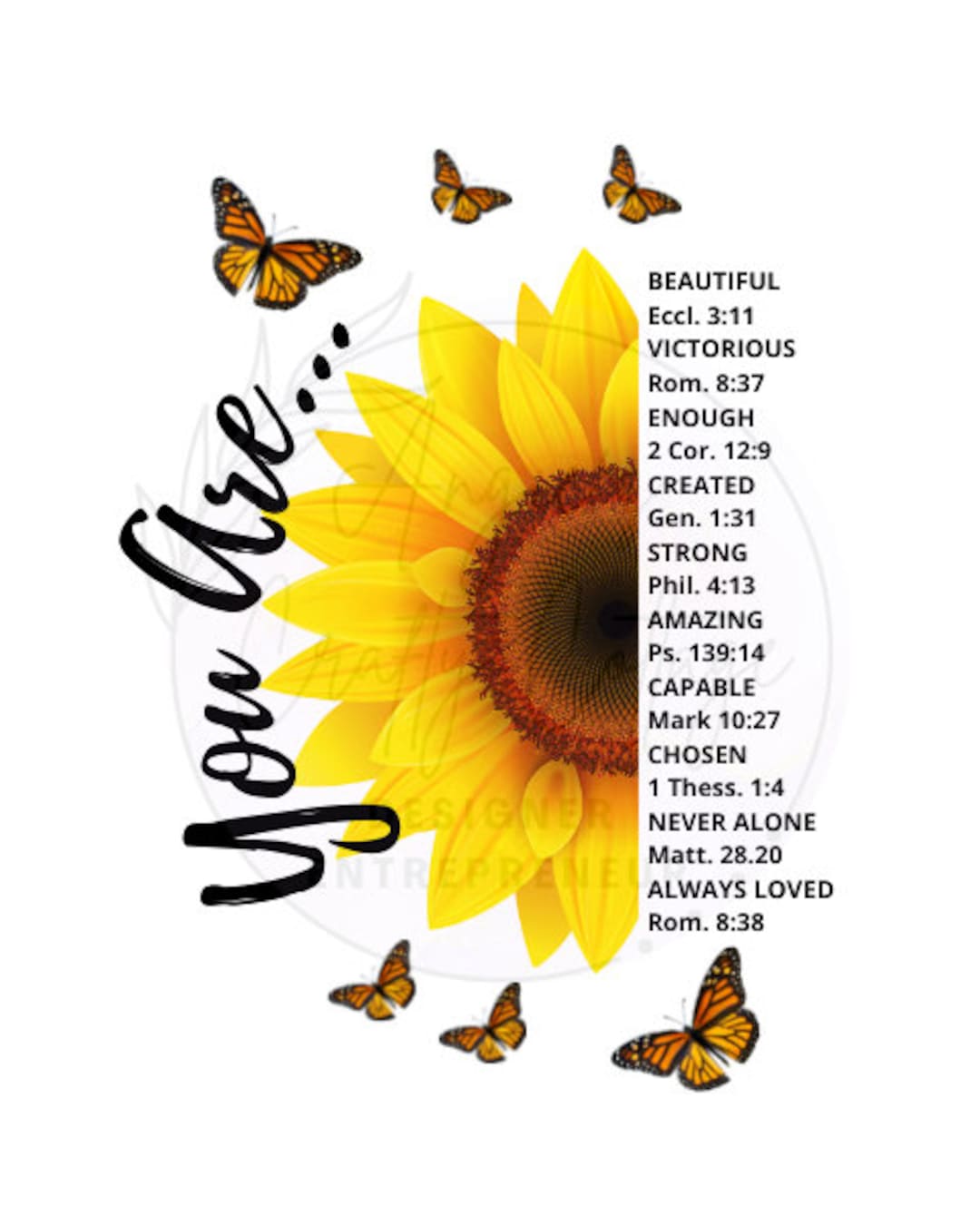 You Are Beautiful Bible Verse