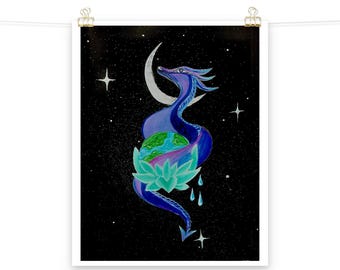 Earth Dragon Print