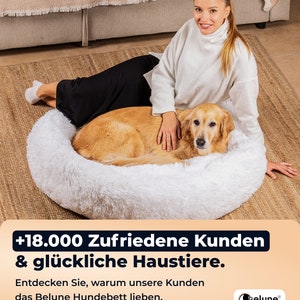 Hundebett Hundekissen waschbar inkl. Bezug Bett Körbchen Donut Cushion Maschinenwaschbar Haustiermöbel Geschenkidee Personalisierbar Bild 6