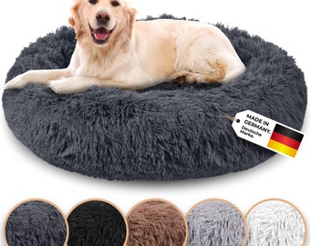 Coussin pour chien lit pour chien | lavable avec housse | Panier de lit | Coussin Donut lavable en machine | Idée cadeau mobilier pour animaux de compagnie personnalisable