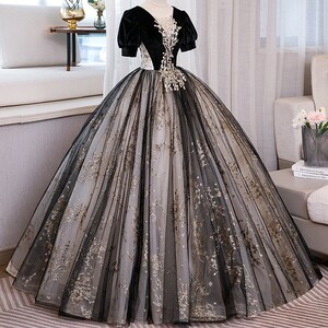 plus size modest evening dresses lace applique elegant black African formal  wear evening gowns