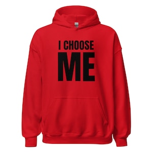 Bluza z kapturem I CHOOSE ME BLK