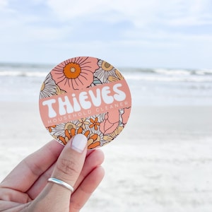 Thieves Cleaner Label | Floral Flower Hippie