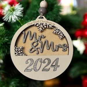 First Christmas as Mr. and Mrs. Ornament