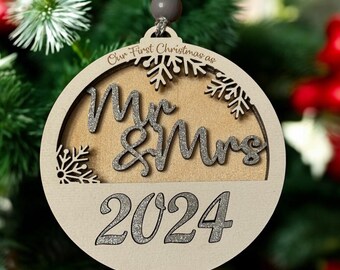 First Christmas as Mr. and Mrs. Ornament