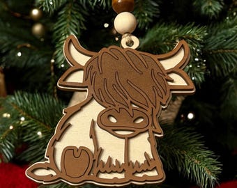 Highlander Cow Ornament