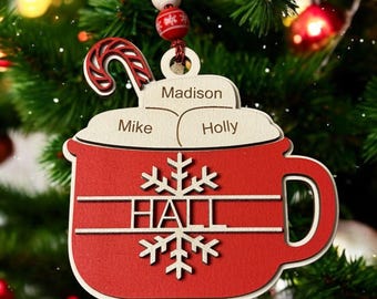 Hot Chocolate Family Ornament