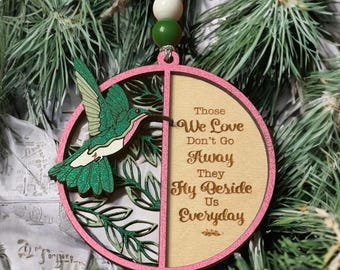 Memorial Hummingbird Ornament