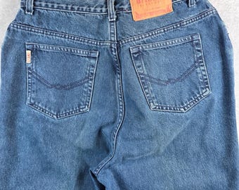 Gitano Jeans Mujer 28 Azul Cintura Alta Mom Jeans Vintage 90s Pierna Cónica
