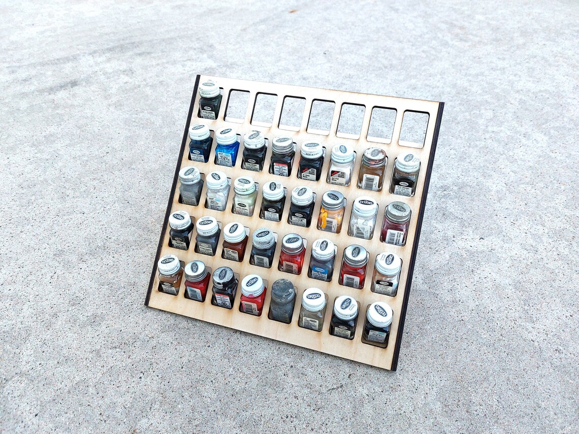 Testors 40 Bottle Paint Display Rack Holder. Etsy