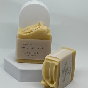 Orange and Patchouli Bar Soap | Luxury Bar Soap | Essential Oil Soap | All Natural Soap | Palm Free Soap | Handmade Soap