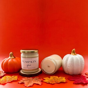 Pumpkin Spice Coconut Soy Candle | Handmade | Gift | Self Care | Wood Wick Candle | Autumn | Fall