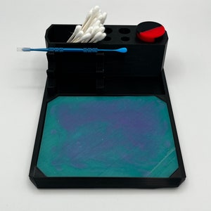 ChillZone Lite Station / Tool Organizer / Dab Station / Dab Mat / Carb Cap Holder / Q-Tip Holder / Cotton Swab Holder / Silicone Dish