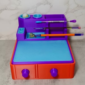 Model X3 Dab Station / ChillZone Station V2 / Tool Organizer / Upgraded Modular Dab Station / Terp Pearl Holder / Dab Station with Drawers