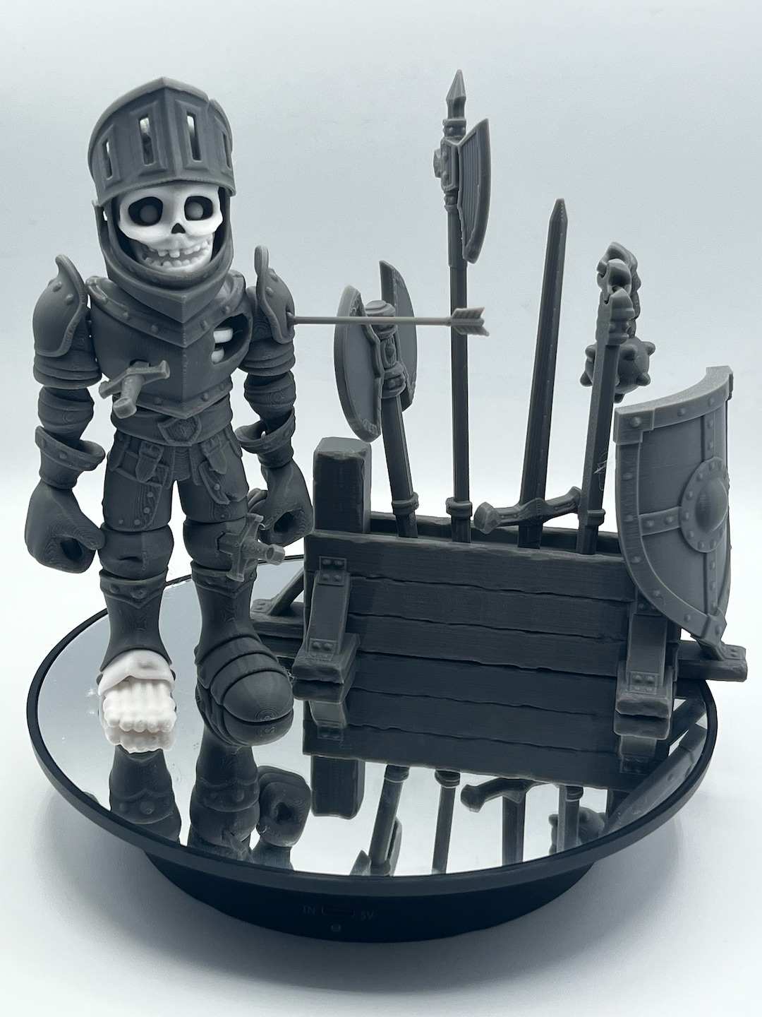 Figurine Bootleg Viking Squelette Skulkur – Guerrier Avec Accessoires