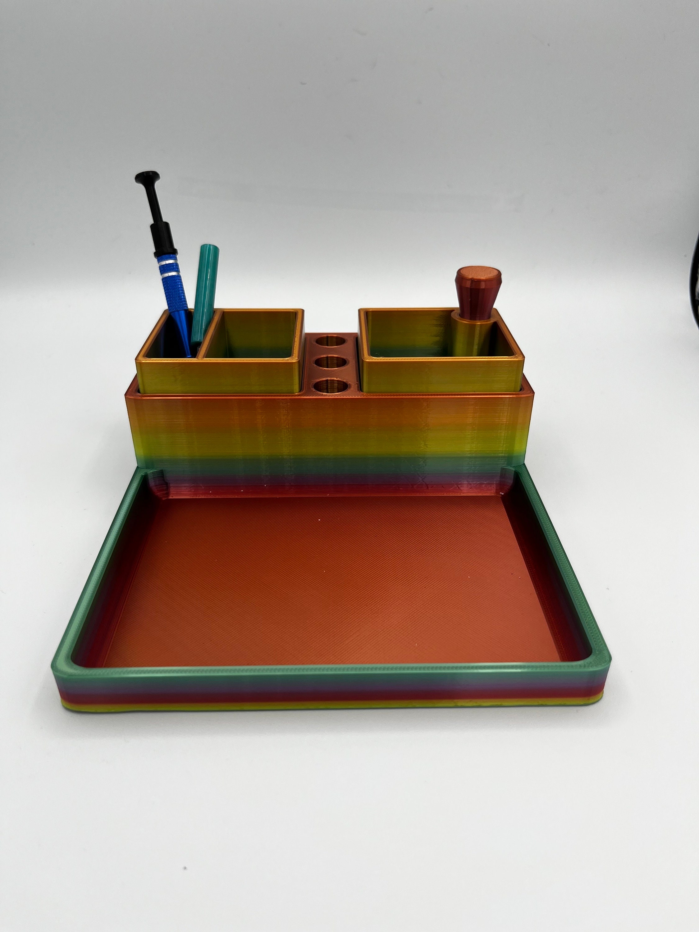 Chill Tray / Rolling Tray / Removable Ashtray / Ash Poker / Chill Tray Organizer / Chill Tray Station / Tool Organizer