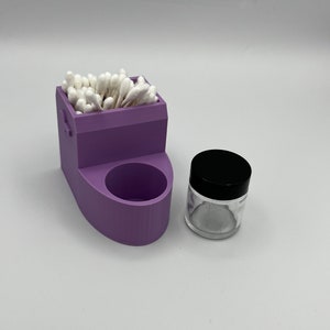 Iso Toilet / Cotton Swab Holder / Iso Jar / Cotton Swab Display / Qtip Holder