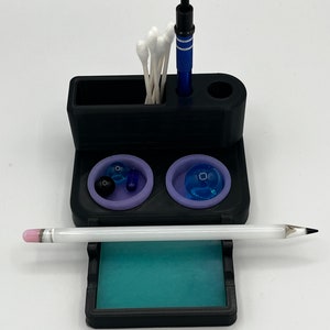 Dab Pad Mini Station / Dab Mat / Silicone Mat / Terp Pearl Organizer / Carb Cap Holder / Terp Pearl Display / Terp Pearl Cooldown /