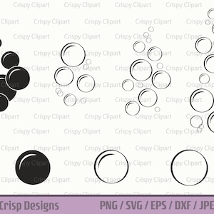 May include: A black and white illustration of a cluster of soap bubbles. The bubbles are arranged in a random pattern and are of different sizes. The bubbles are outlined in black and filled in with white.
