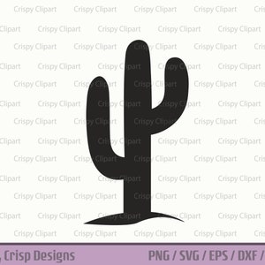 Imágenes Prediseñadas de silueta de cactus, arte vectorial de cactus, cactáceas, plantas del desierto, plantas puntiagudas, suculentas, cactus saguaro, desierto de Sonora