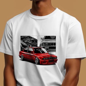 BMW E30 T-Shirt Oldtimer Top